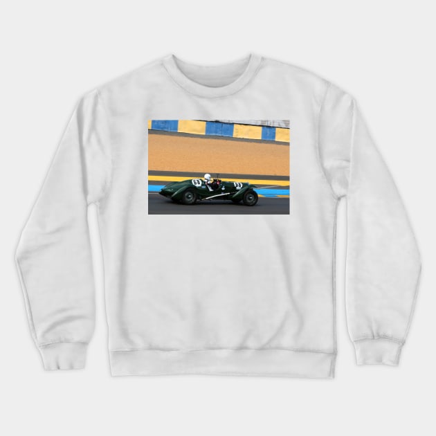 Lagonda V12 Sports Car Le Mans Classic 2018 Crewneck Sweatshirt by Andy Evans Photos